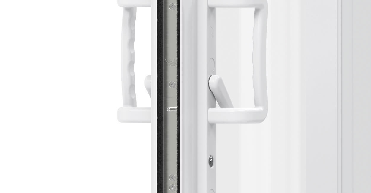Patio door lock and handle